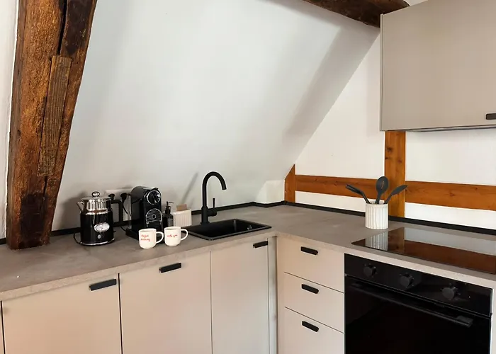 Herzstueck 1526 - Ferienwohnung In Der Altstadt, Dachgeschoss