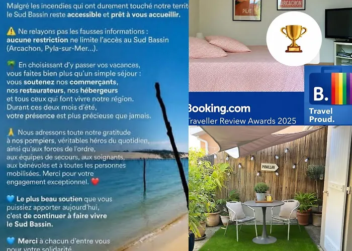 Maisonnette Studio Arcachon 300M Plage