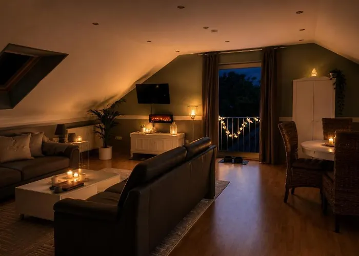 Green Door Loft Stilvolles 160 M2 Apartment Balkon Gartenblick Workstation Hundefreundlich