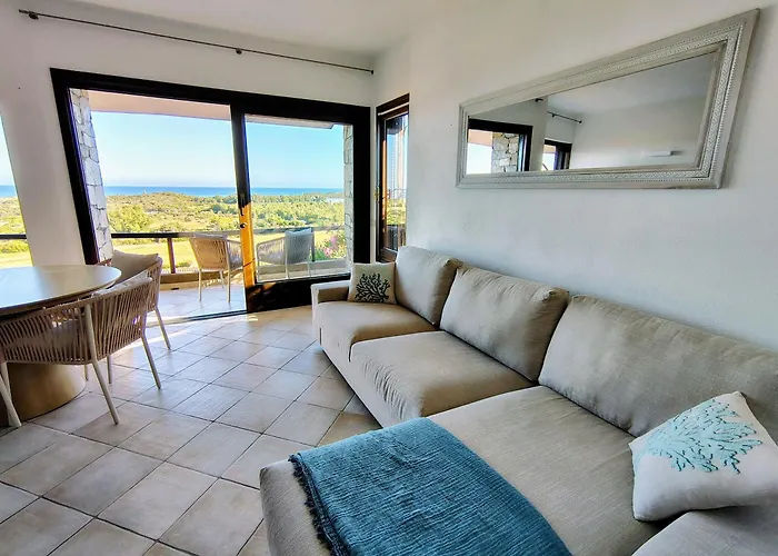 Trilocale Vista Mare Chia Con Terrazzo Panoramico