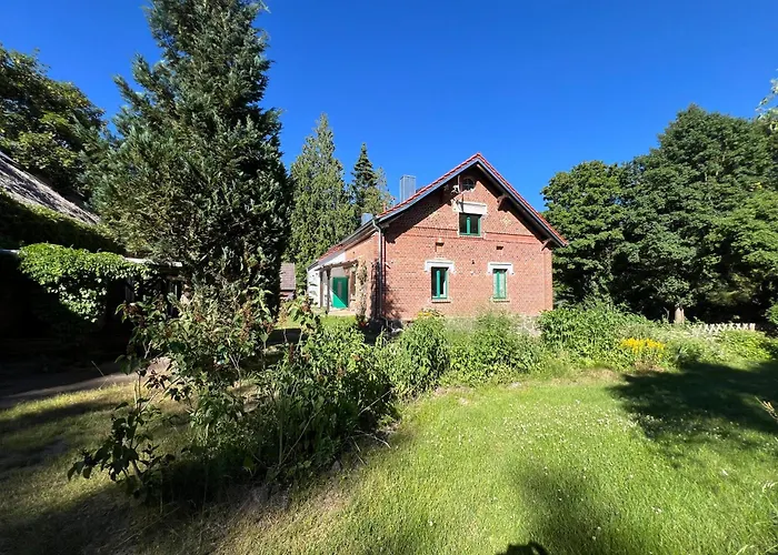 Fewo Foersterei Kalkhorst Am Naturschutzgebiet Mit Grossem Garten