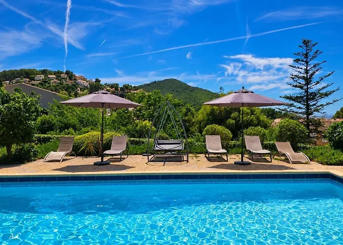 La Terrasse D Azur - Superbe Vue Mer & Piscine, A 5Min De La Plage - By Auraconciergeire