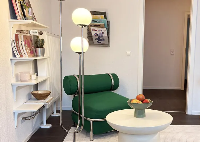 Stylisches 2 Zimmer Designer City-Apartment Hockenheim Nahe Hockenheimring Bis 4 Gaeste