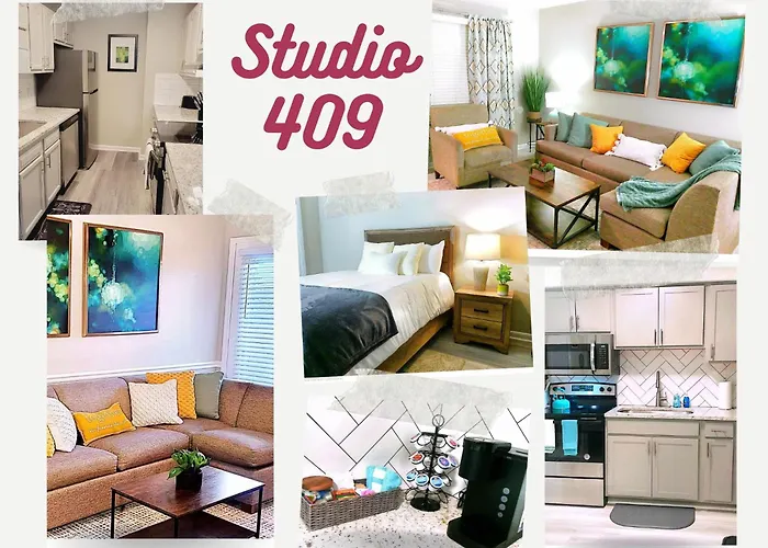 Studio 409 Spring Lake - Fayetteville Near Fort Brag - Accessible Studio With Super-Fast Wifi
