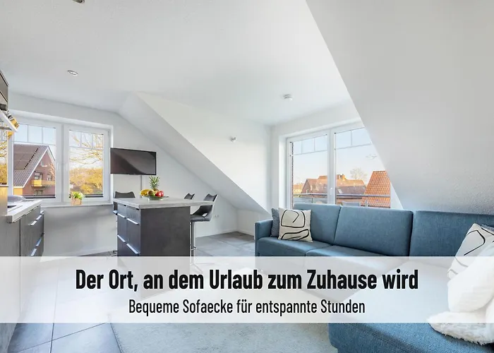 Nordsee-Auszeit - Fewo Hafenruh Friedrichskoog - Haustierfrei - 500 M Zur Seehundstation - Ideal Fuer Familien & Paare