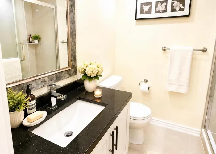 Bright Quiet 2Br 2Ba Lower Level Suite Private Entrance Garden Free Parking