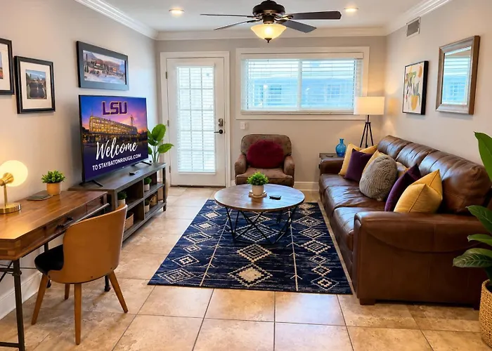 Lsu Campus - Bedroom Tv - Gated - Pool - Wd - Desk